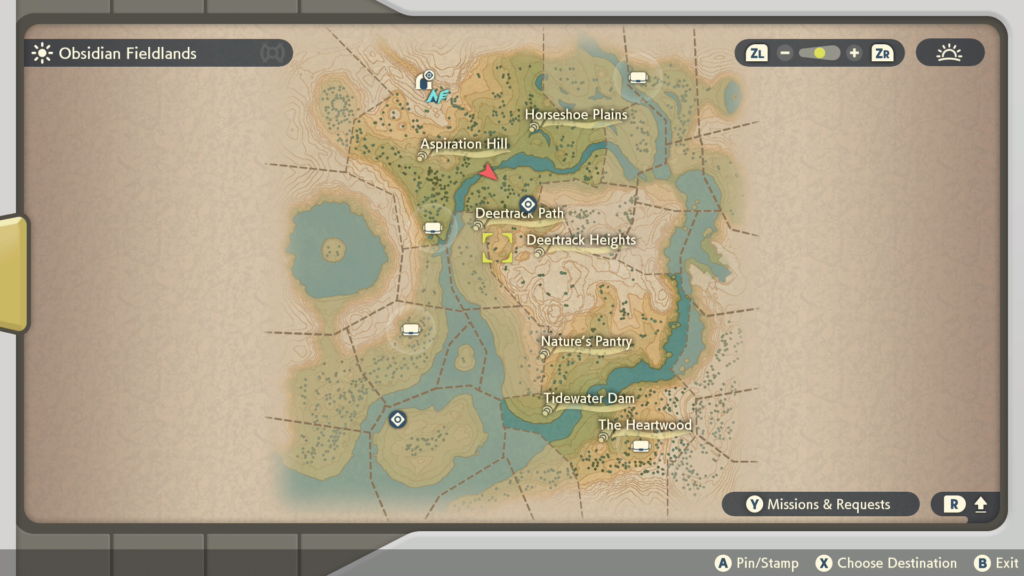 Arceus Legends Map