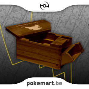 Ultra Pro wooden deck box celebrations Pokemart.be